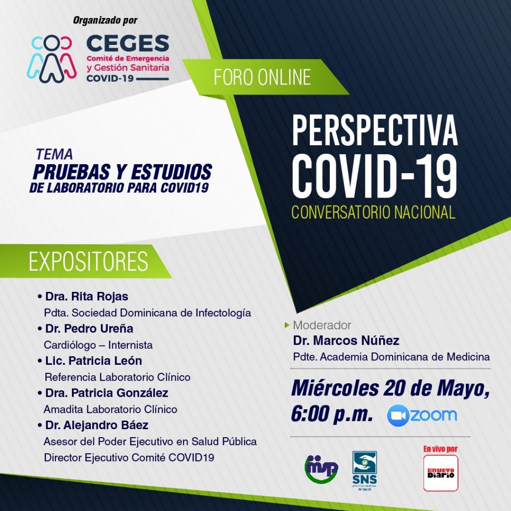 Comité de Emergencia invita a conversatorio virtual sobre perspectiva covid-19 Comité de Emergencia invita a conversatorio virtual sobre perspectiva covid-19