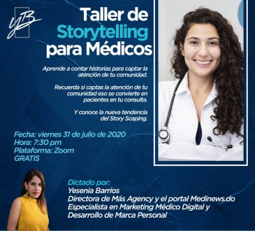 Se desarrolló con éxito taller de Storytelling para médicos dictado por Yesenia Barrios
