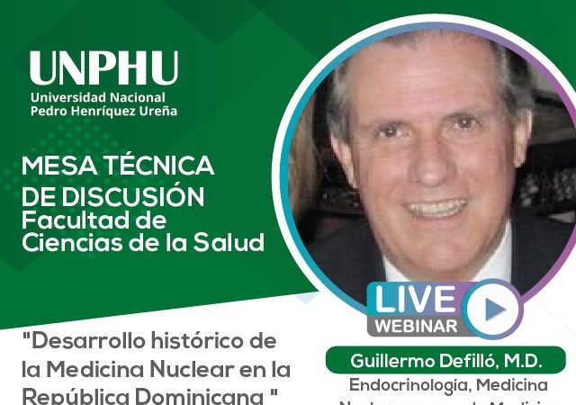 Escuela de Medicina de la UNPHU organiza webinar sobre Medicina Nuclear