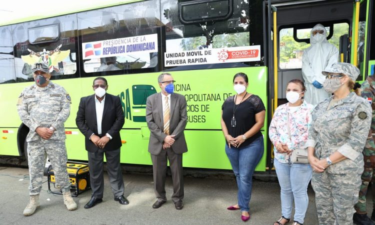 SRSM en representación del SNS participó en operativo detección Covid-19 en Villa Mella