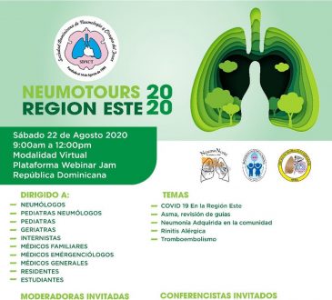 Neumotours Región Este iniciará el 22 de agosto en modalidad virtual