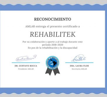 Asociación Médica Latinoamericana de Rehabilitación reconoció aportes del centro Rehabilitek de Santo Domingo