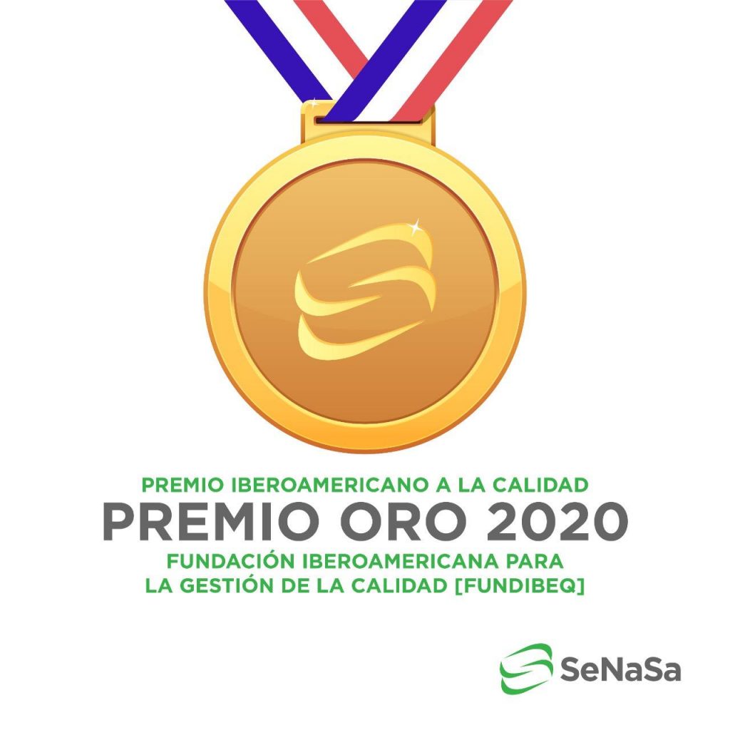 SeNaSa obtuvo Medalla de Oro en Premio Iberoamericano de la Calidad 2020 por altos estándares de gestión SeNaSa obtuvo Medalla de Oro en Premio Iberoamericano de la Calidad 2020 por altos estándares de gestión