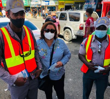 Más de 1.500 mascarillas entregadas el fin de semana en la autopista Duarte
