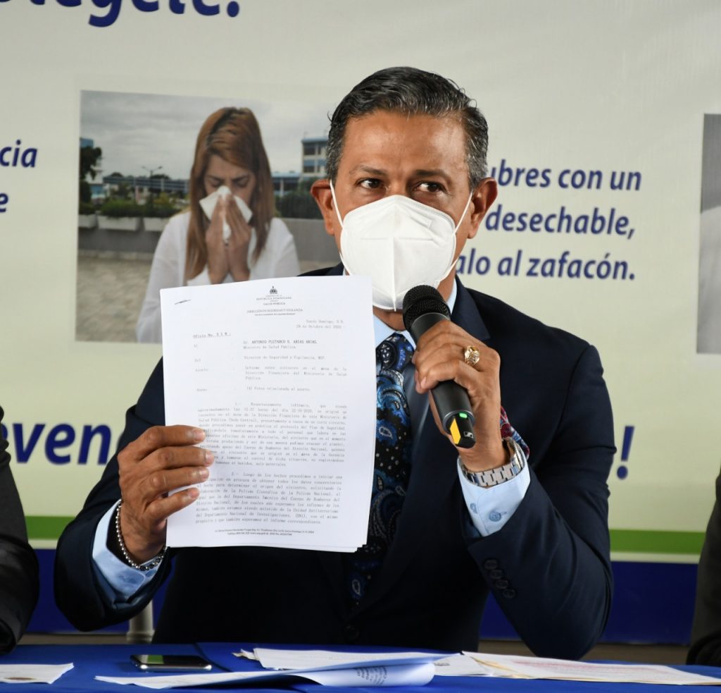 Incendio en el MSP fue ocasionado por corto circuito según informe oficial
