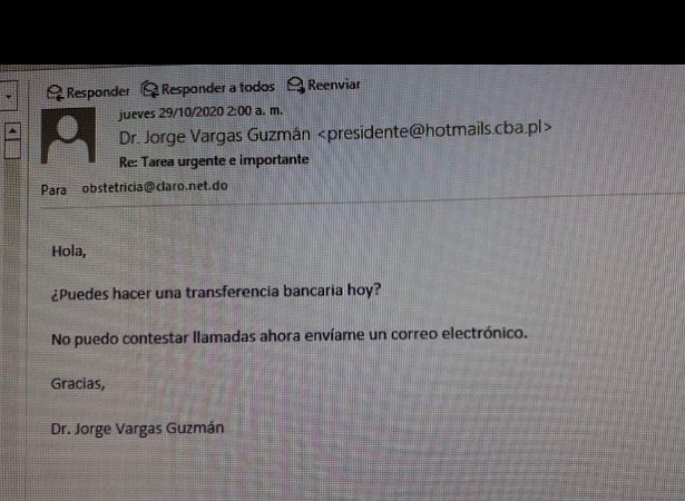Presidente de la SDOG denuncia robo de identidad