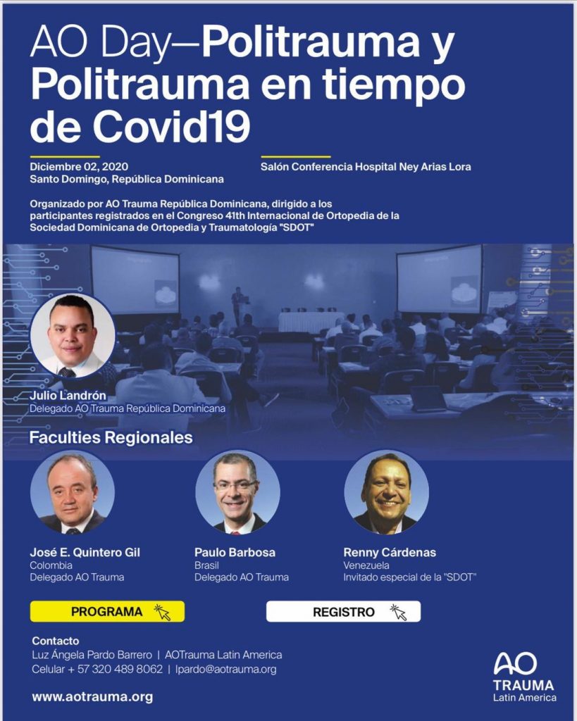 AO Trauma Latin American dictó curso sobre politrauma en el Hospital Ney Arias Lora