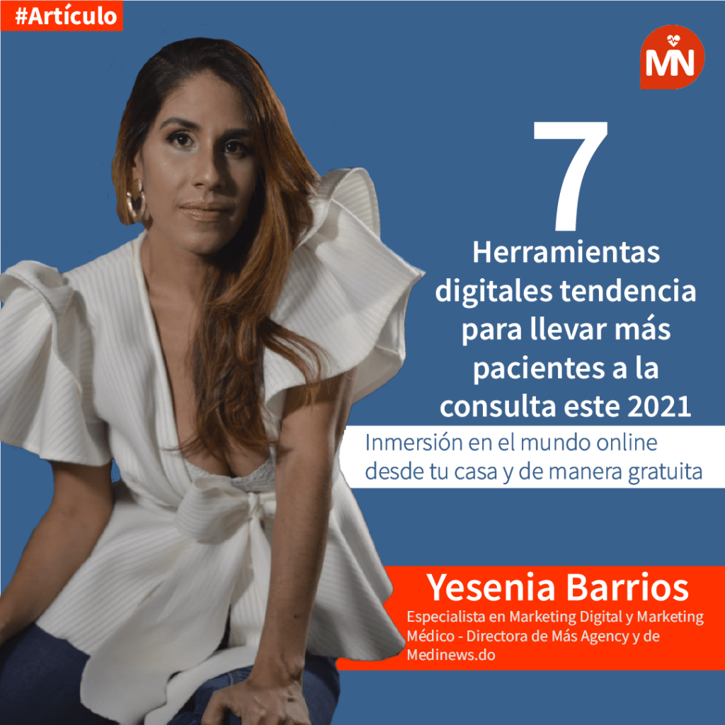 Herramientas tendencia para llevar más pacientes a la consulta este 2021