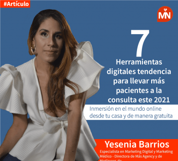 Herramientas tendencia para llevar más pacientes a la consulta este 2021