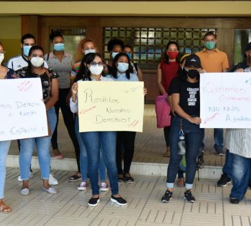 Alumnos de la Facultad de Medicina exigieron a la UASD programar el internado