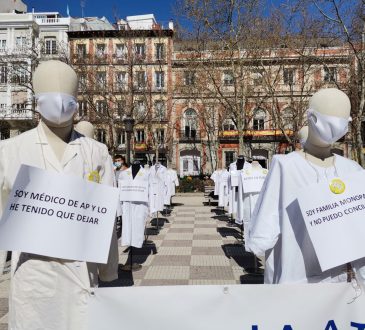 5,000 médicos madrileños de Atención Primaria se sumaron a un paro indefinido