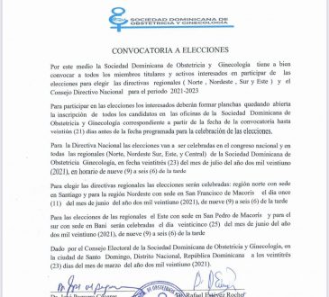 SDOG convocó a elecciones de directiva para el lapso 2021-2023