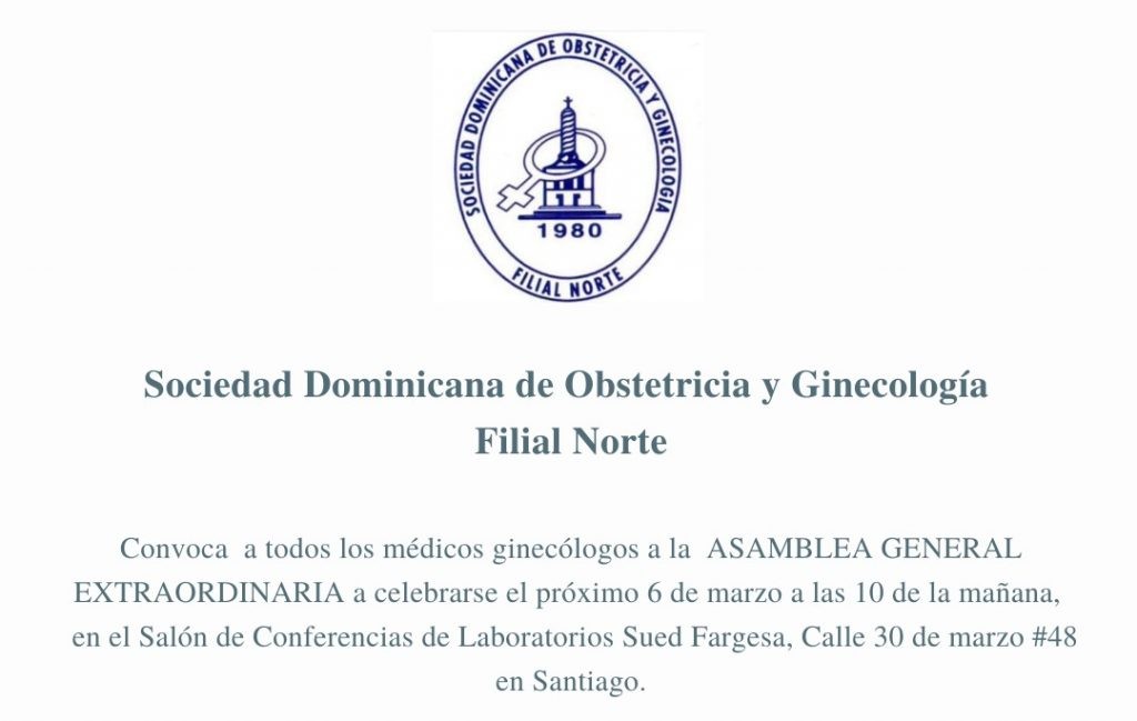 GINECONORTE convocó a sus afiliados para abordar situación con las ARS