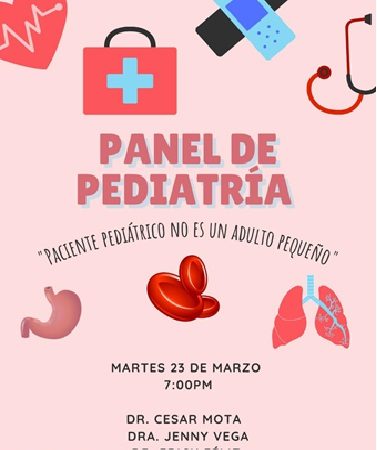 Erick Feliz participará en panel "Paciente pediátrico no es un adulto pequeño" hoy a las 7:00 p.m