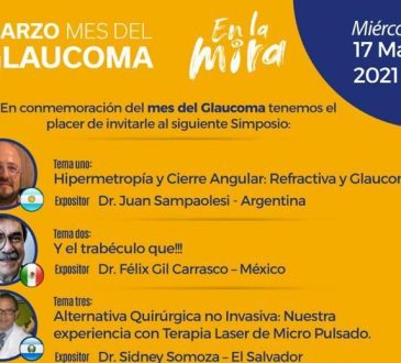 Oftalmólogos ofrecerán webinar en conmemoración al mes del glaucoma