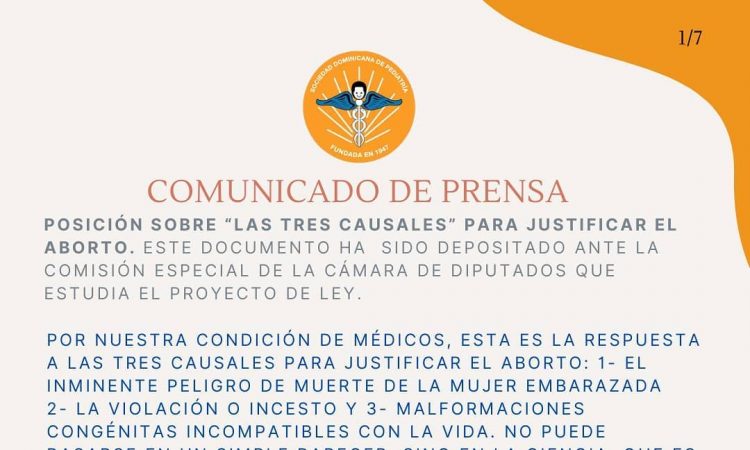 Pediatras aseguraron que el aborto no es la solución para justificar las tres causales
