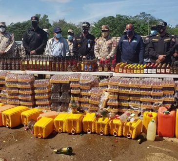 Autoridades incautaron miles de bebidas alcohólicas y energizantes por contrabando