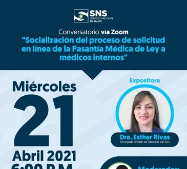 SNS ofrecerá hoy taller sobre ley de pasantías médicas para médicos internos