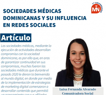 Sociedades médicas dominicanas y su influencia en redes sociales