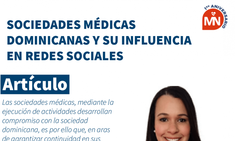 Sociedades médicas dominicanas y su influencia en redes sociales