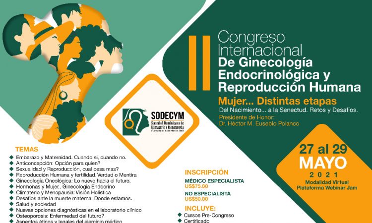 III Congreso internacional de ginecología y endocrinología se efectuará a finales de mayo