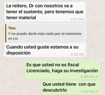 De las Nueces se encuentra vulnerable por contacto de autoridades posterior a su denuncia de corrupción