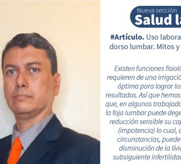 Mitos y realidades del uso laboral de la faja dorso lumbar