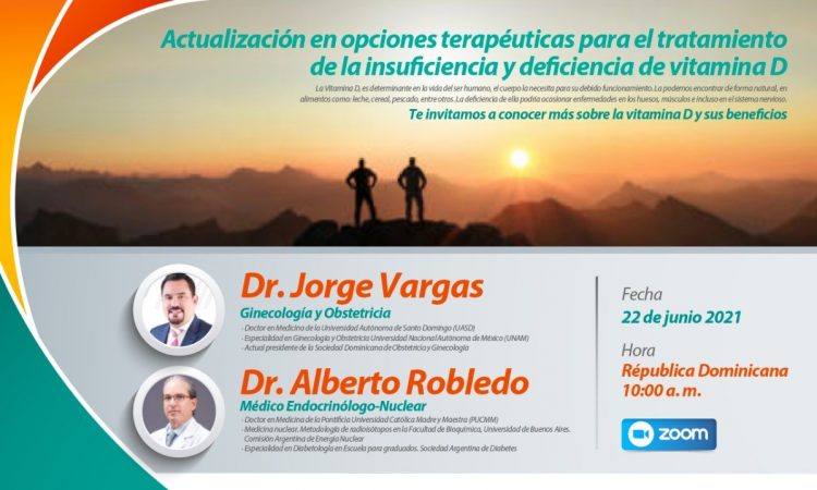 Taller sobre terapias para insuficiencia y deficiencia de la vitamina D será el martes 22