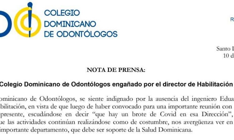 Odontólogos denuncian que los obligan a pagar certificación innecesaria de RD$6,000 y otras irregularidades del gremio Odontólogos denuncian que los obligan a pagar certificación innecesaria de RD$6,000 y otras irregularidades del gremio