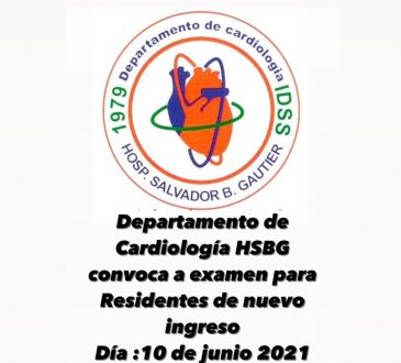 Hospital Salvador Gautier fijó fecha para examen de postgrado en cardiología