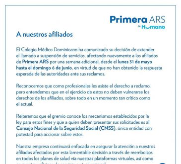 Afiliados de Primera ARS expresaron su enojo por el funcionamiento de la aseguradora