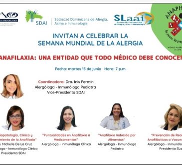 SDAI realizará un webinar sobre la anafilaxia en conmemoración a la semana mundial de la alergia