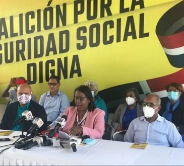 Coalición Nacional por la Seguridad Social fijó su lucha contra las ARS y AFP