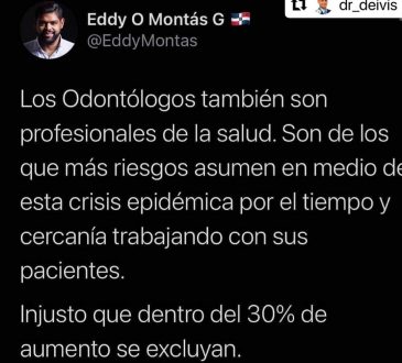 Odontólogos expresaron que han sido excluidos de los beneficios competentes al sector salud