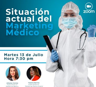 Especialistas hablarán sobre marketing médico en tiempos de pandemia