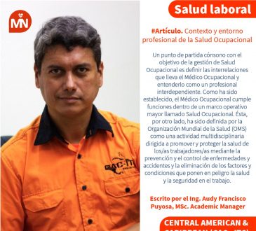 Contexto y entorno profesional de la salud ocupacional