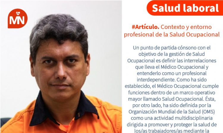 Contexto y entorno profesional de la salud ocupacional