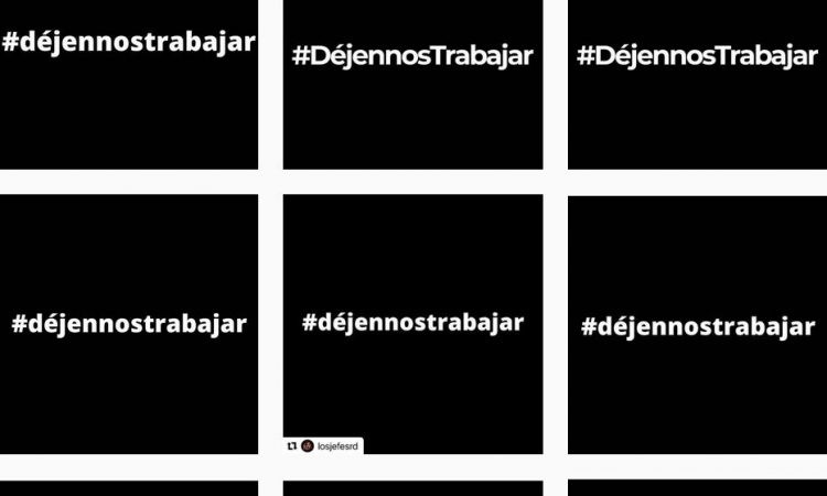 Representantes de bares y restaurantes iniciaron protesta bajo el lema “Déjennos trabajar”