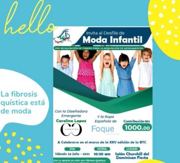 Pacientes pediátricos con fibrosis quística recaudarán fondos con desfile “Moda infantil”