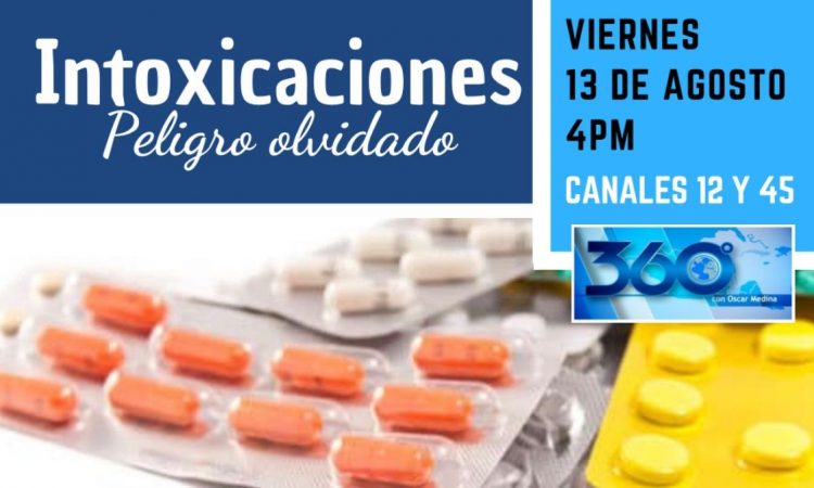 Especialistas hablarán sobre la toxicología en “360º con Oscar Medina” Especialistas hablarán sobre la toxicología en “360º con Oscar Medina”