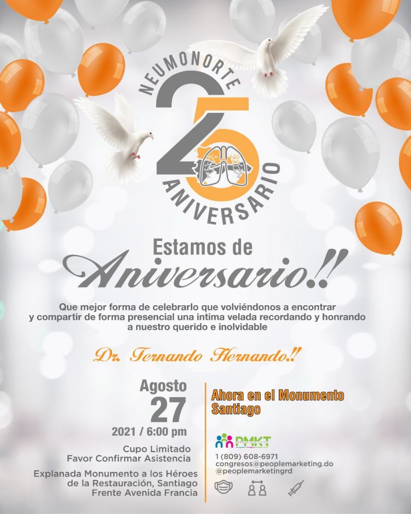 NEUMONORTE celebrará sus 25 años este viernes
