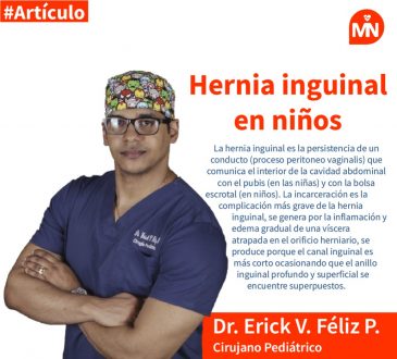 Hernia inguinal en niños