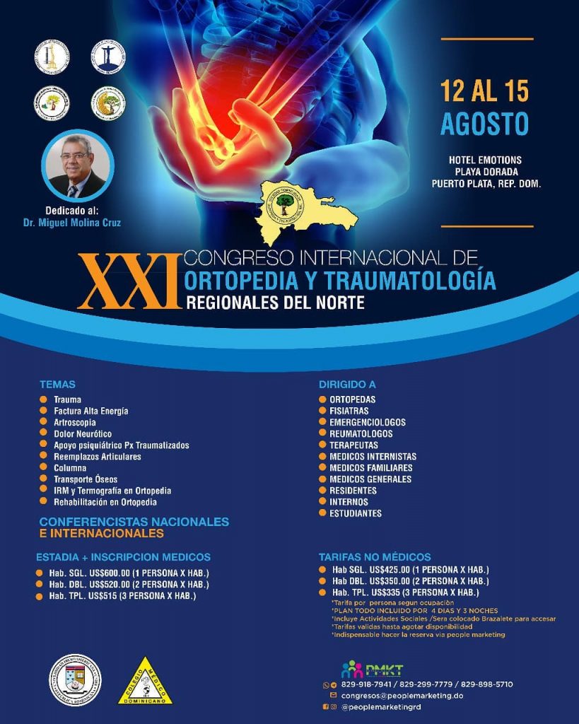 La SDOT Norte celebrará su XXI Congreso de ortopedia y traumatología La SDOT Norte celebrará su XXI Congreso de ortopedia y traumatología