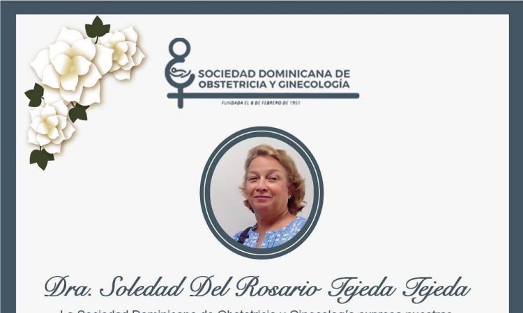SDOG anunció el fallecimiento de Soledad Tejeda