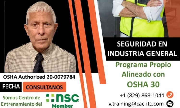 CAC-ITC ofrecerá taller de “Seguridad en industria general”