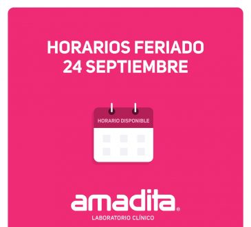 Laboratorio Amadita publicó sus horarios de atención durante festividades de este viernes