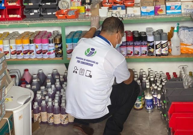 Pro-Consumidor ha decomisado productos químicos nocivos en ventas ilegales Pro-Consumidor ha decomisado productos químicos nocivos en ventas ilegales