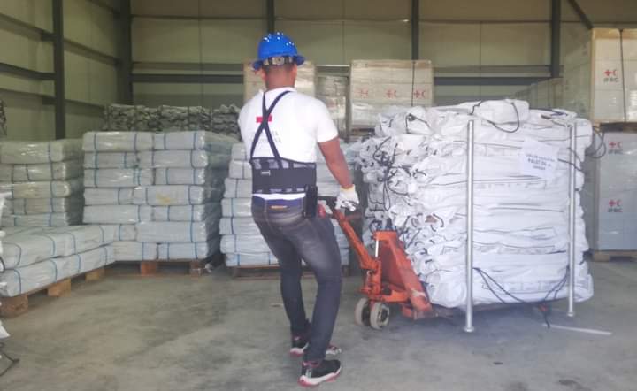 Cruz Roja dominicana envió segundo cargamento de insumos a Haití Cruz Roja dominicana envió segundo cargamento de insumos a Haití