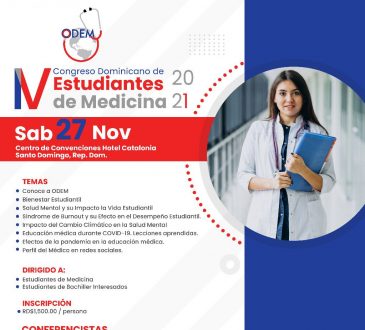 ODEM abre inscripciones para el IV Congreso Dominicano de Estudiantes de Medicina