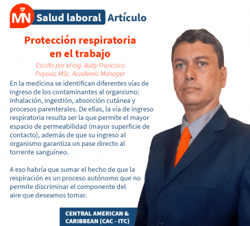 Protección respiratoria en el trabajo